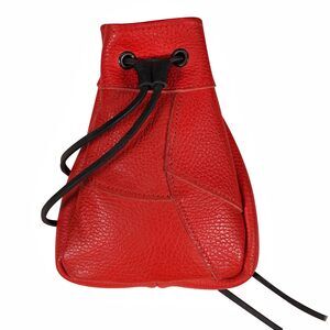 8248 Leather Belt Bag Medieval Pouch Renaissance Drawstring Pouch with 100%
